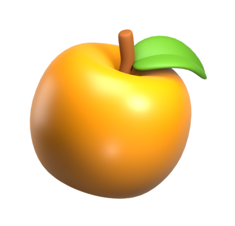 Orange Fruit 3d  3D Icon