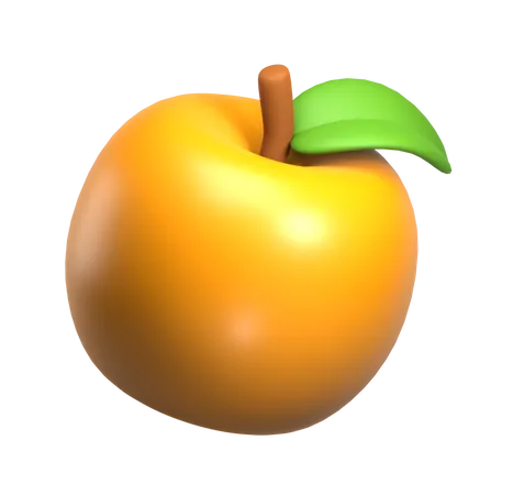 Orange Fruit 3d  3D Icon