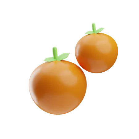 Orange Fruit  3D Icon