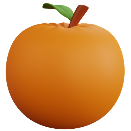 Orange Fruit 3D Icon
