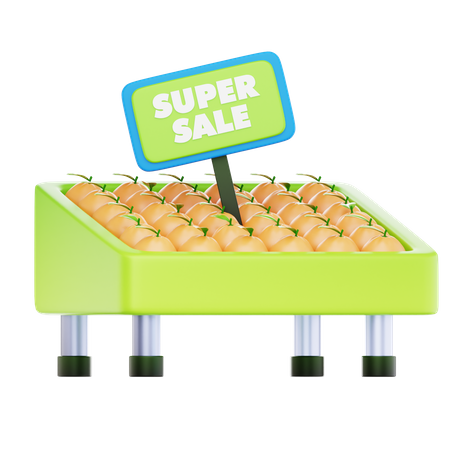 Orange Fruit Super Sale  3D Icon