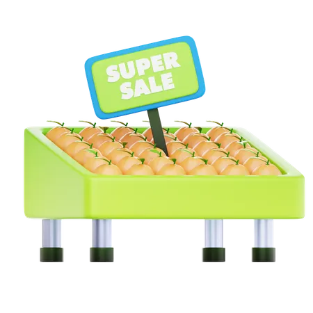 Orange Fruit Super Sale 3D Icon