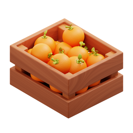 Orange Harvest  3D Icon