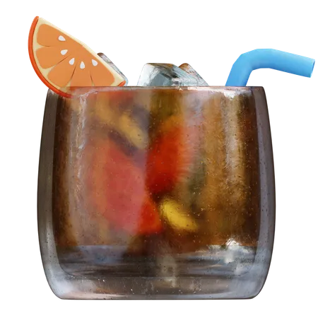 3 D Illustration Orange Juice 3D Icon
