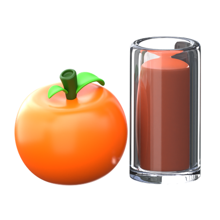 Orange Juice  3D Icon