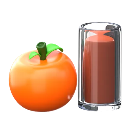 Orange Juice 3 D Diet And Nutrition Icon 3D Icon