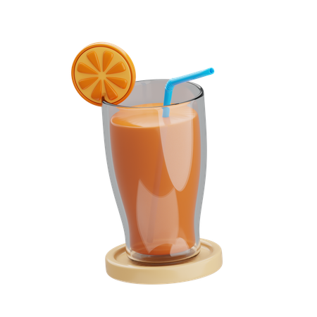 Orange Juice  3D Icon