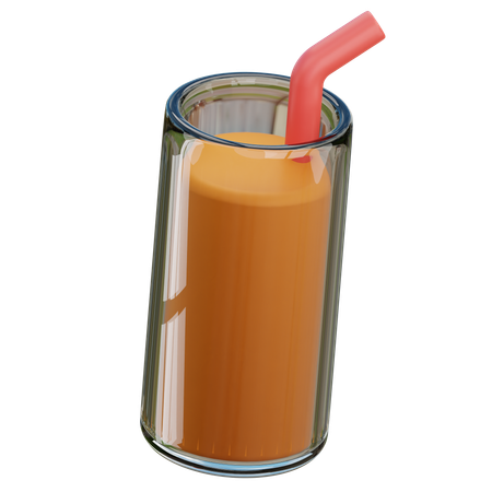 Orange Juice  3D Icon