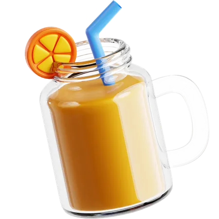 Orange Juice  3D Icon