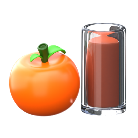 Orange Juice  3D Icon