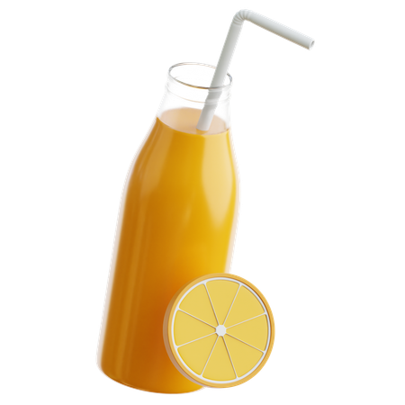 Orange Juice  3D Icon