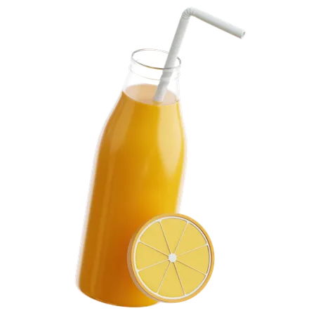 Orange Juice  3D Icon