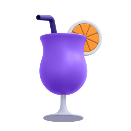 Orange Juice  3D Icon