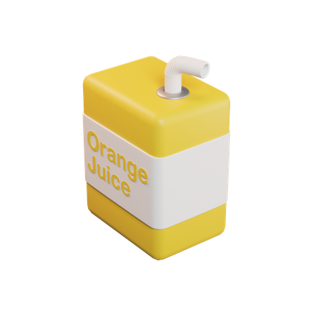 Orange Juice  3D Icon