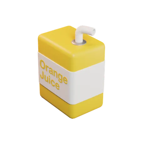 Orange Juice  3D Icon