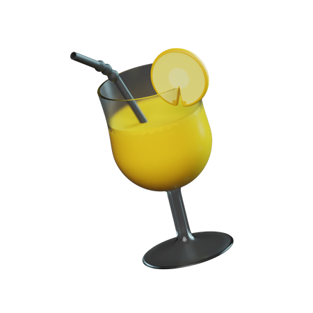 Orange Juice  3D Icon