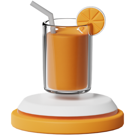 Orange Juice  3D Icon