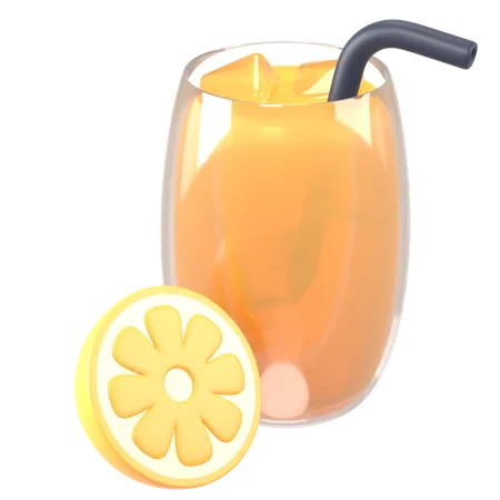 Orange Juice  3D Icon