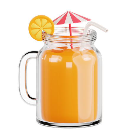 Orange Juice  3D Icon