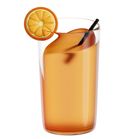 Orange Juice  3D Icon