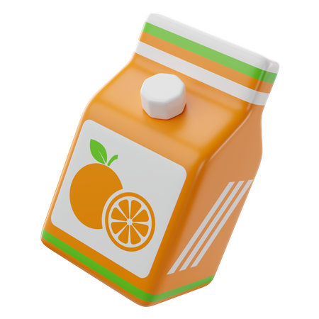 Orange Juice  3D Icon