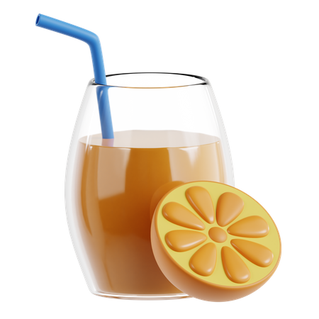 Orange Juice  3D Icon