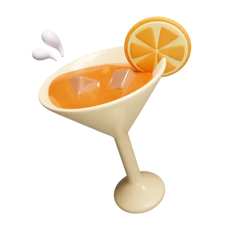 Orange Juice 3D Icon