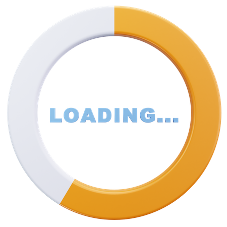 Orange Ring  3D Icon