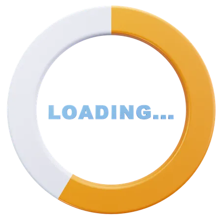 Orange Ring  3D Icon