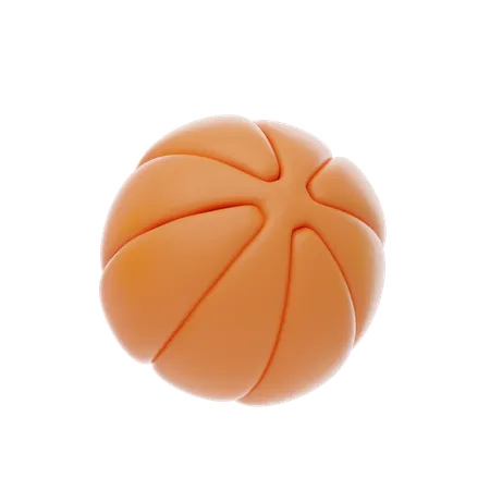Orange Soft Body Abstract Ball Shape  3D Icon