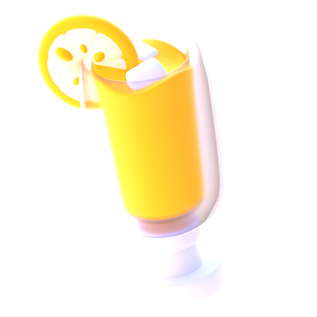 Orange Syrup  3D Icon