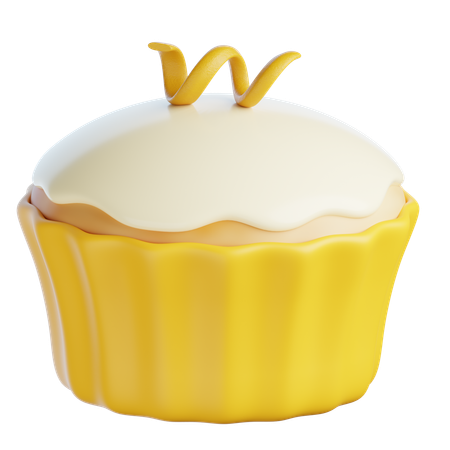 Orangen-Cupcakes  3D Icon