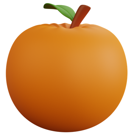 Orangenfrucht  3D Icon