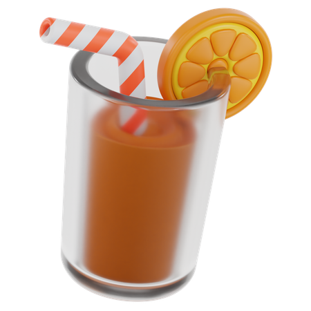 Orangensaft  3D Icon