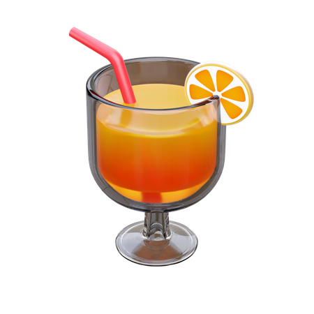 Orangensaft  3D Icon