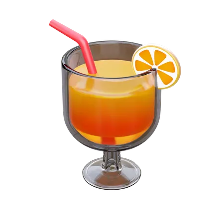 Orangensaft  3D Icon