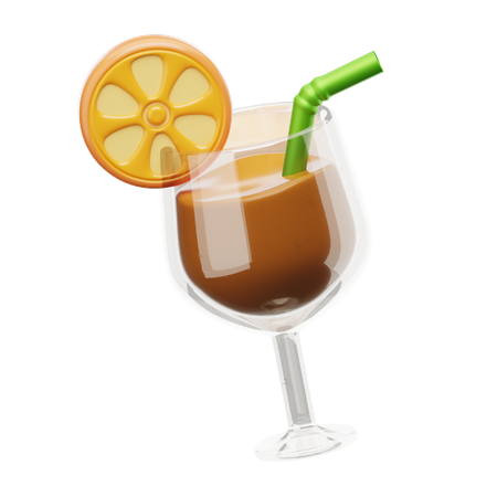 Orangensaft  3D Icon