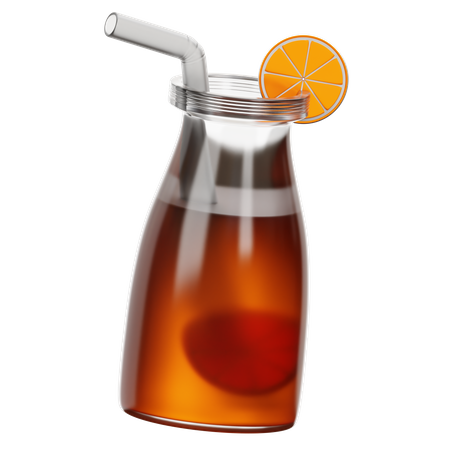 Orangensaft  3D Icon