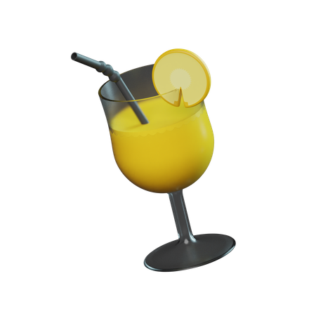 Orangensaft  3D Icon