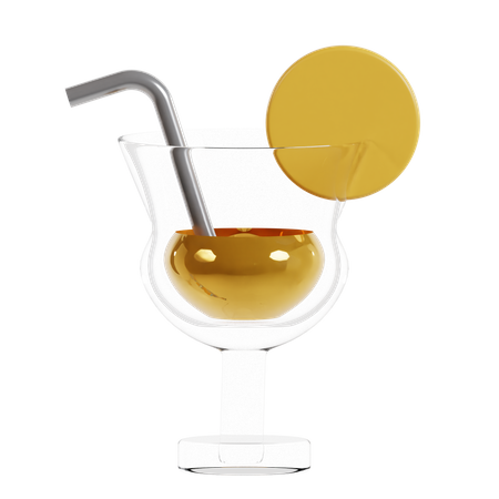 Orangensaft  3D Icon