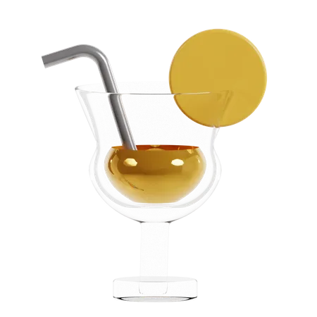 Orangensaft  3D Icon