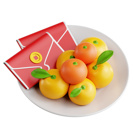 Oranges  3D Icon