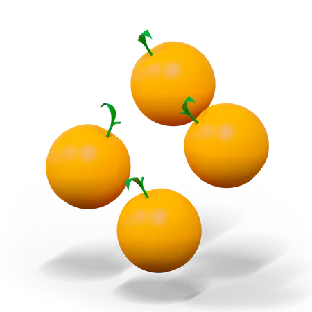 Oranges 3D Icon