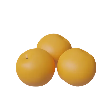 Oranges  3D Icon