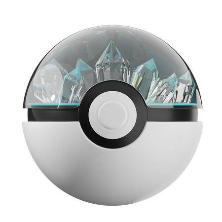 Orbe de cristal de hielo  3D Icon
