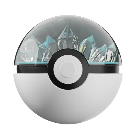 Orbe de cristal de hielo  3D Icon