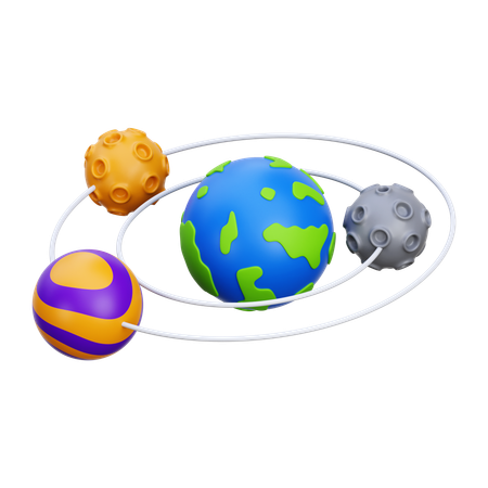 Orbit  3D Icon