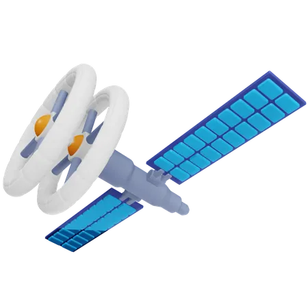 Orbital Station 3D Icon