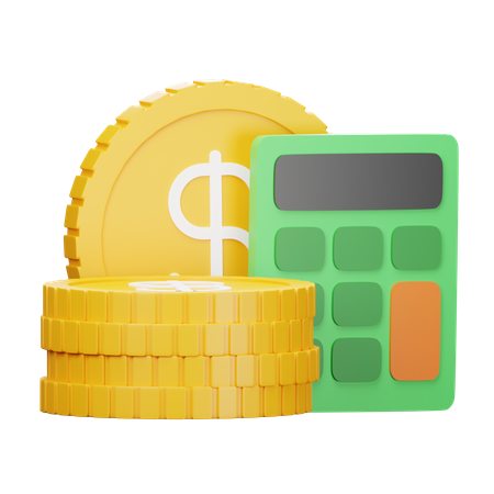 Orçamento  3D Icon
