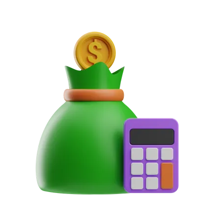 Orçamento  3D Icon